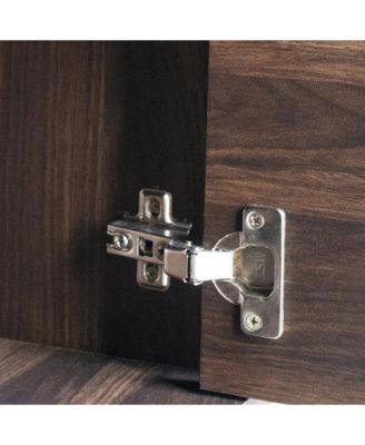 78" Mid Century Modern TV Stand with Storage Cabinets