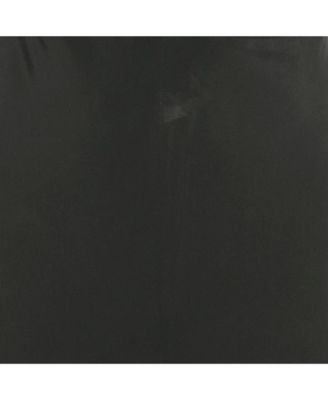 Women's Black Silk Gathered Halter Neck Maxi Dress