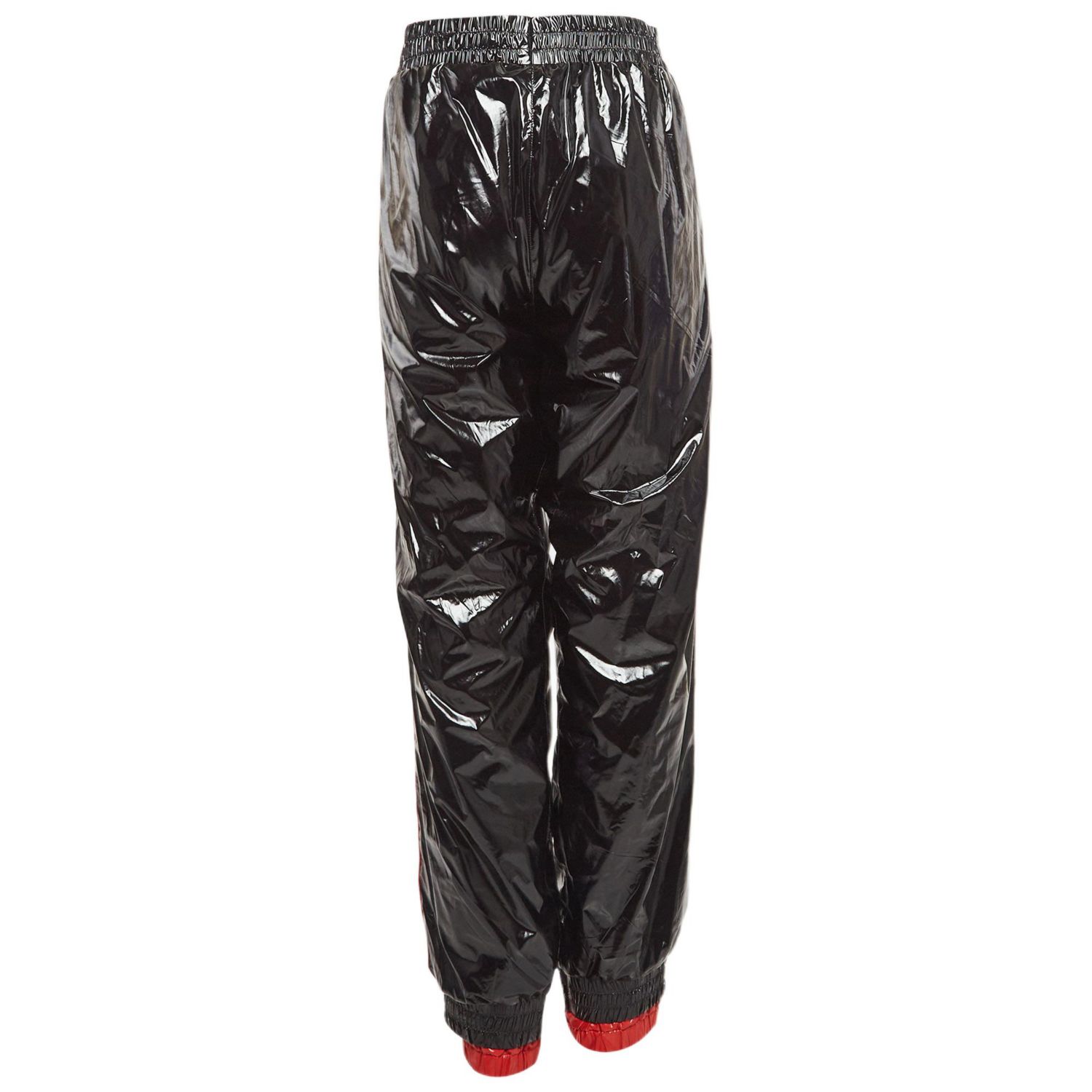 Women's X Palm Angels Black Side Stripe Synthetic Logo Applique Joggers