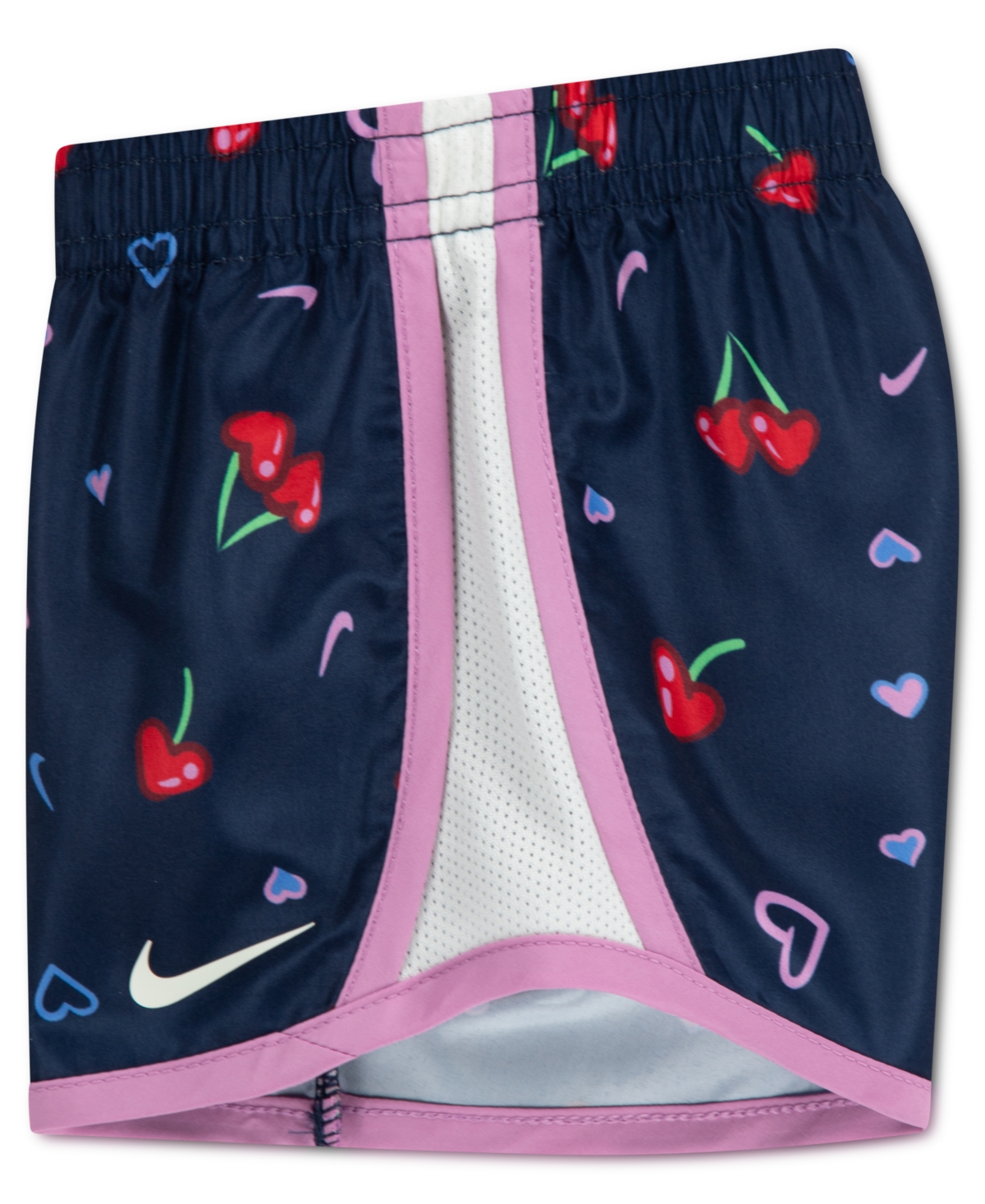 Nike Baby Girls' Crewneck T-Shirt and Cherry Shorts, 2-Piece Set