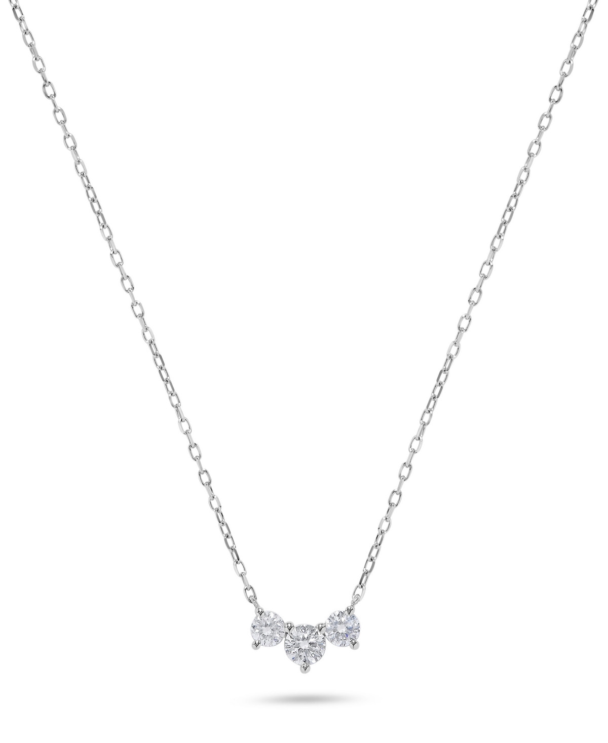 Macy's Diamond Necklace (1/2 ct. t.w.) 14k Yellow Gold (also White Gold)