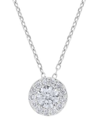 Diamond Pendant Necklace (1/4 ct. t.w.) in 14k Yellow Gold (also in 14k White Gold)