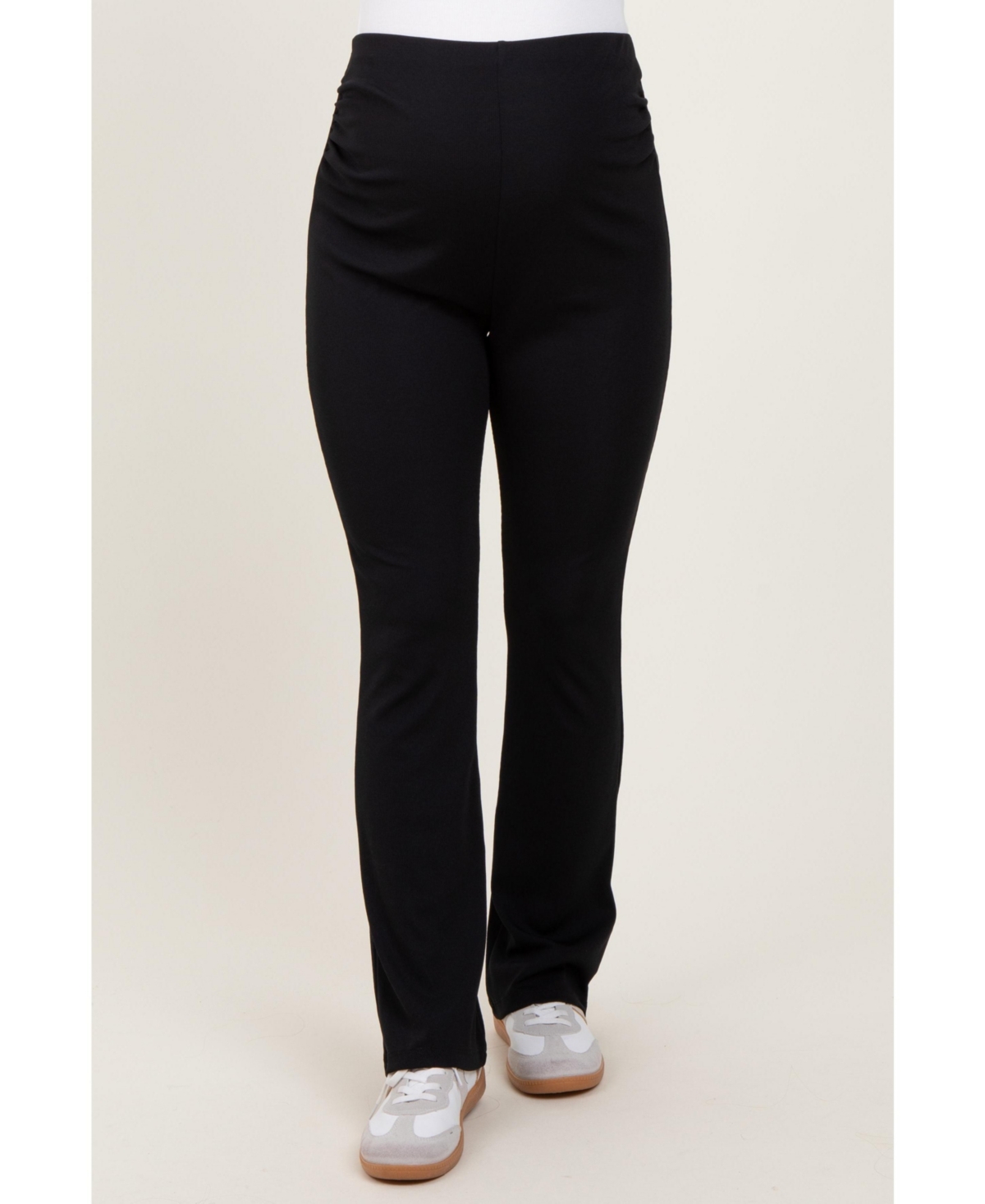 Pinkblush Maternity Black High Waist Kick Flare Pants