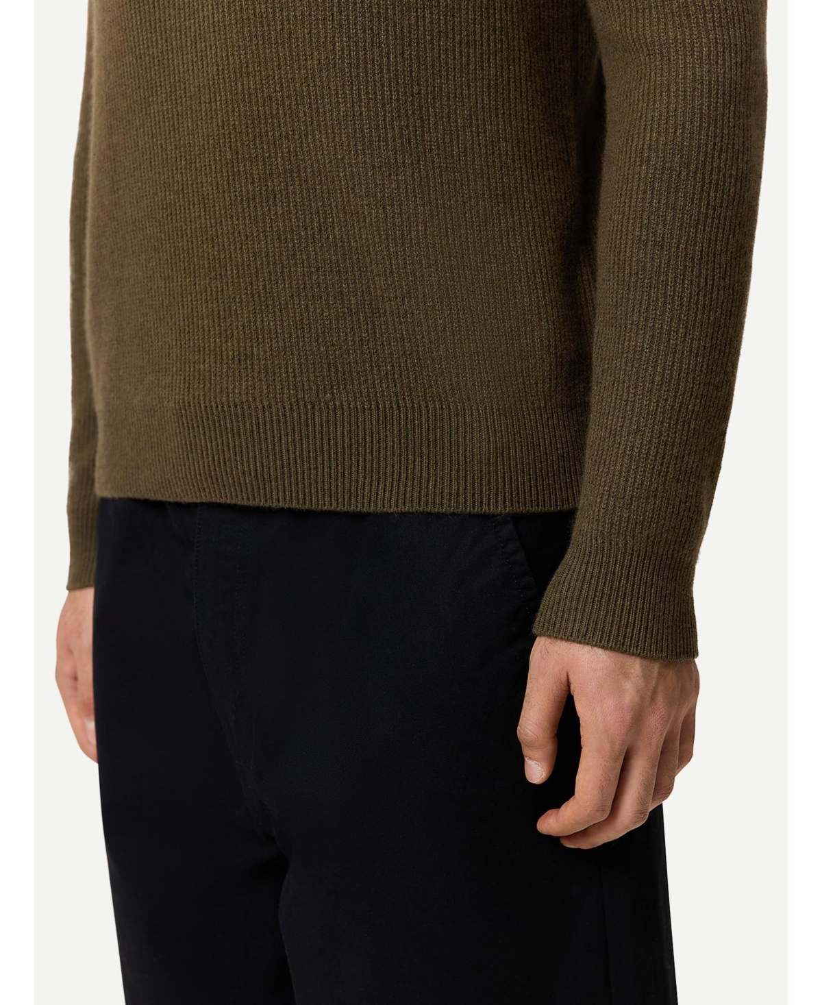 Gobi Cashmere Men's Ribbed Sweater