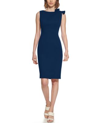 Women's Boat Neck Short Dress
