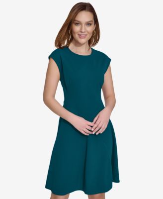 Women's Crewneck Short-Sleeve Dress