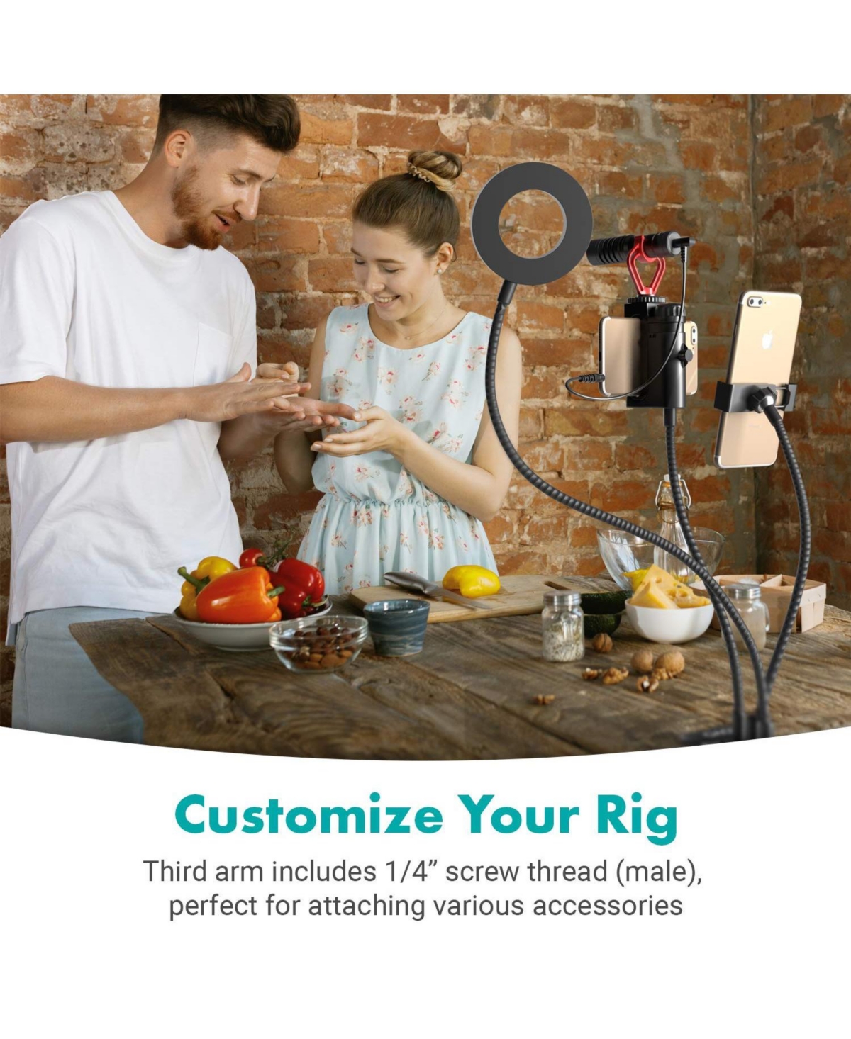 Movo Vgc-3 Selfie Ring Light Stand