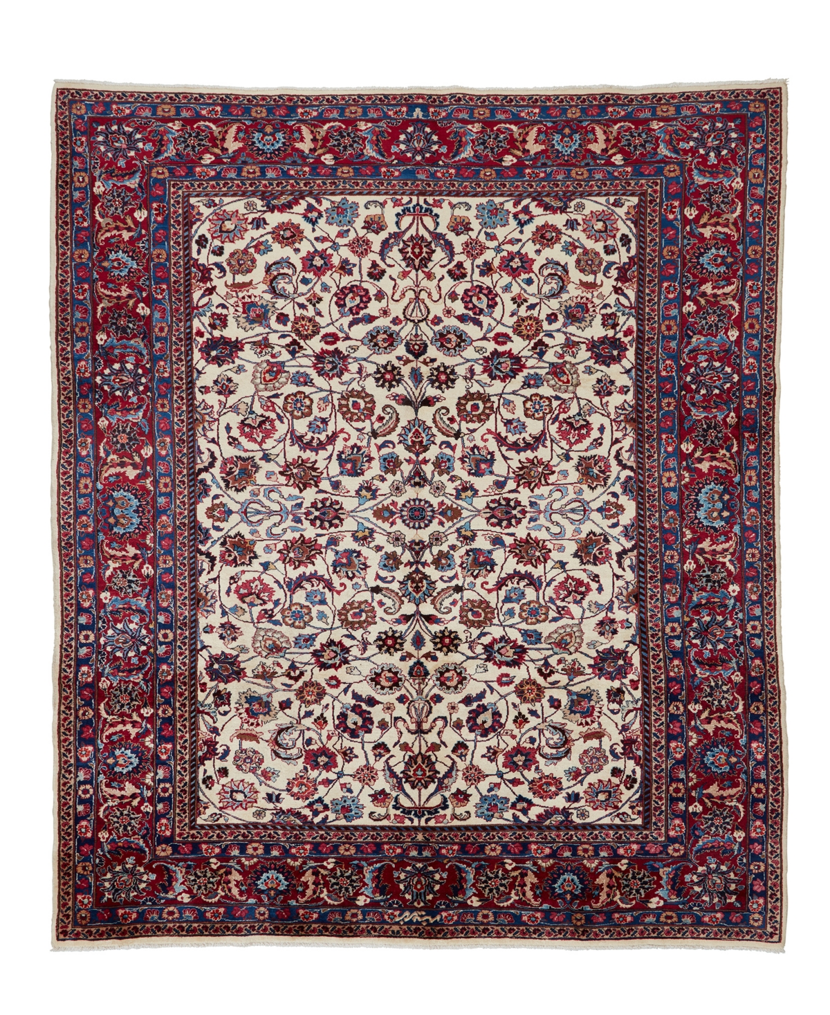 Adorn Hand Woven Rugs Persian Mashad 7' 8" x 11' 0" Area Rug