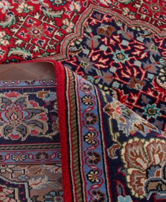 Persian Kashan Silk 4' 5" x 7' 6" Area Rug