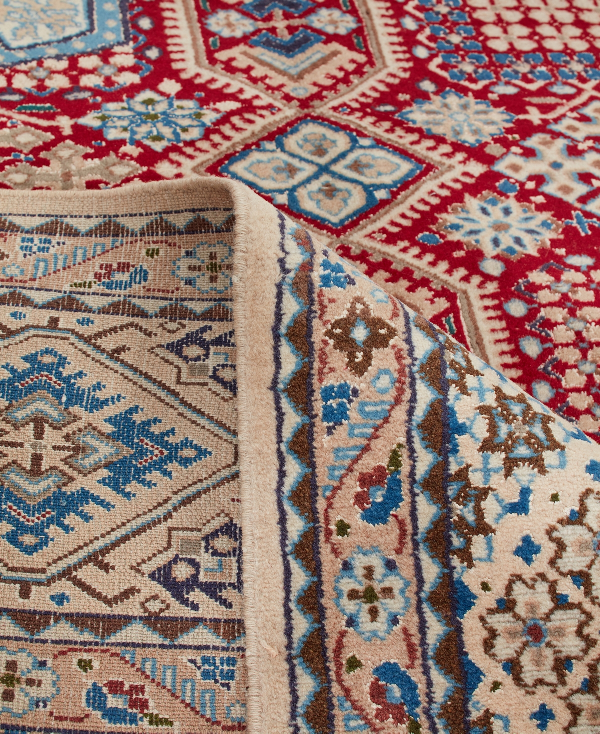 Adorn Hand Woven Rugs Persian Nain 8' 0" x 12' 9" Area Rug