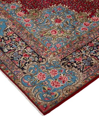 Persian Lavar Kerman 7' 10" x 11' 2" Area Rug