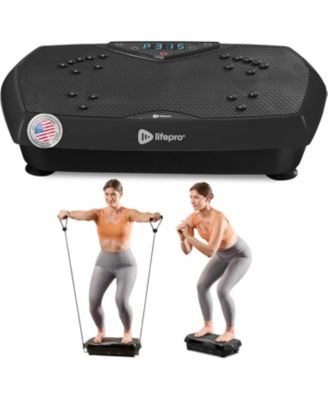 Vibration Plate Exercise Machine with Magnetic Acupoints – Full Body Vibration Platform Lymphatic Drainage Massager