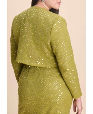 Women's Sequin Tweed Jacket