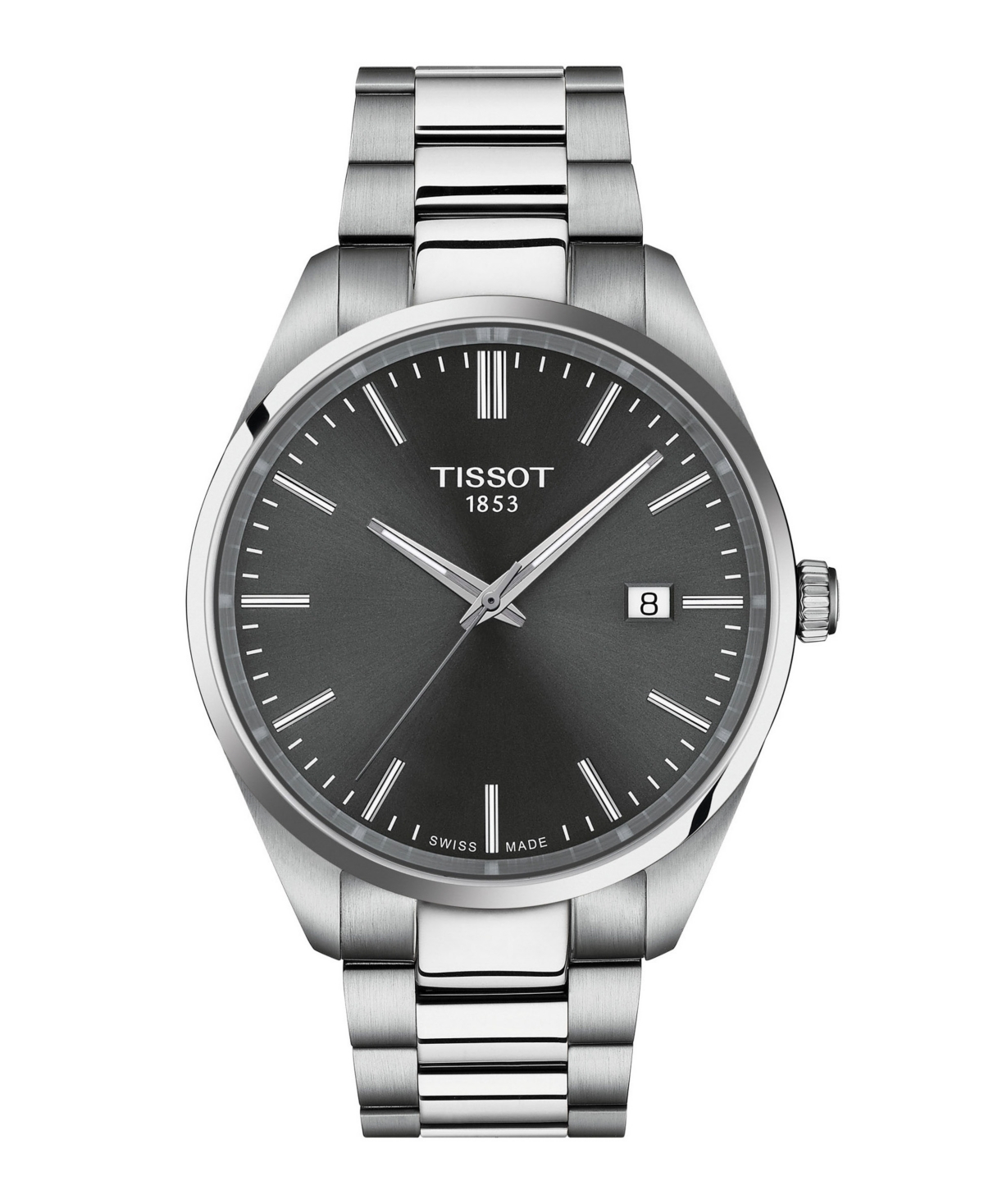 Tissot Men's gray stainless steel Bracelet Watch