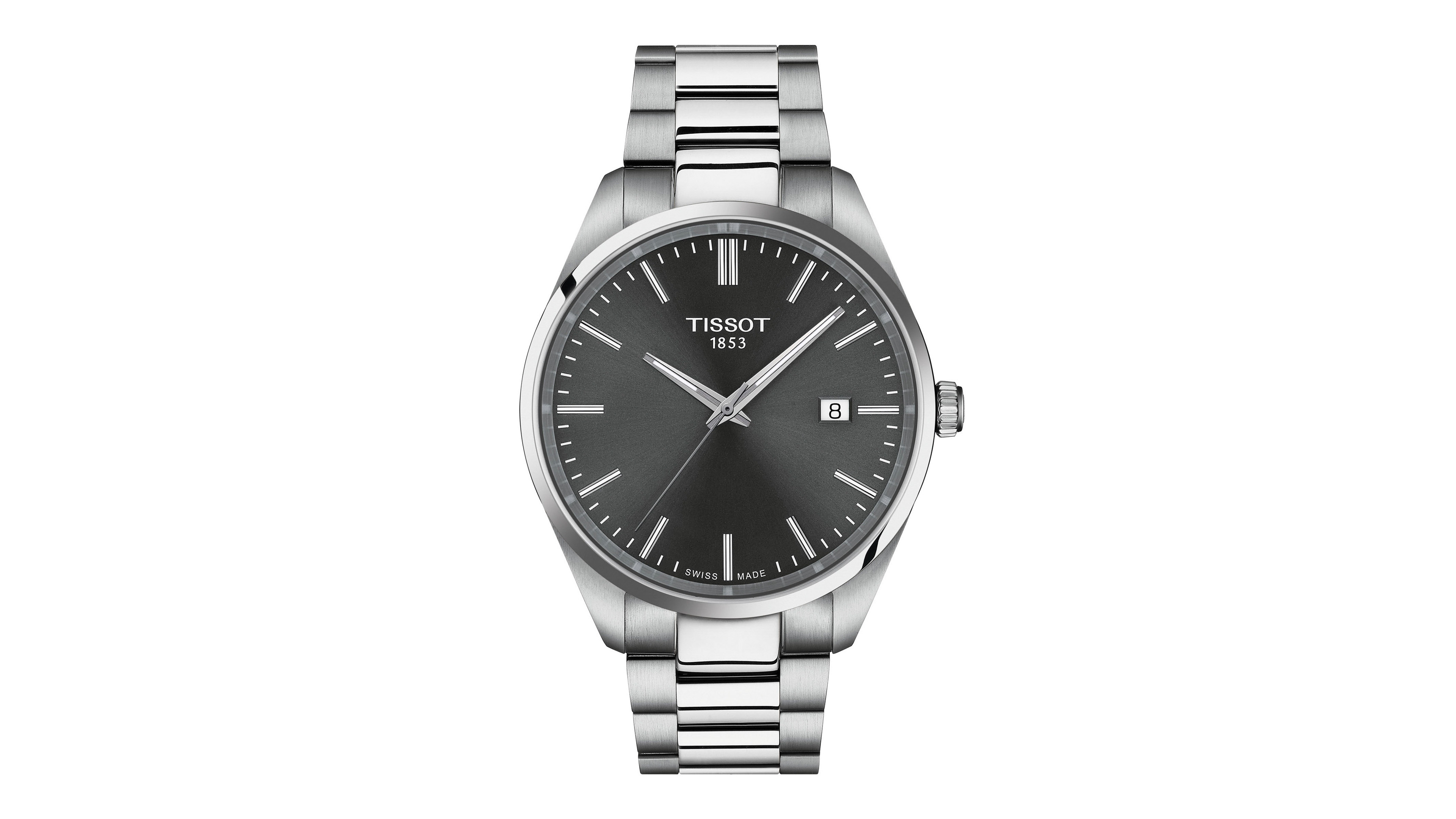 Tissot Men's gray stainless steel Bracelet Watch