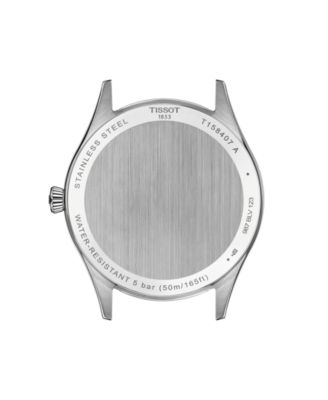 Men's Gray Stainless Steel Bracelet Watch, 40mm