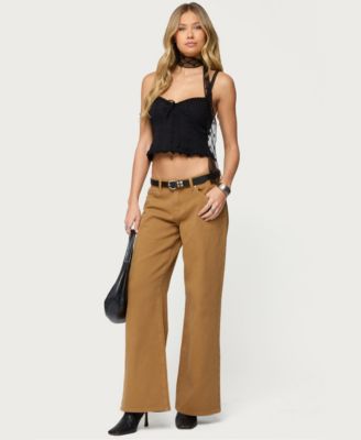 Women's Lacey Knit Tank Top