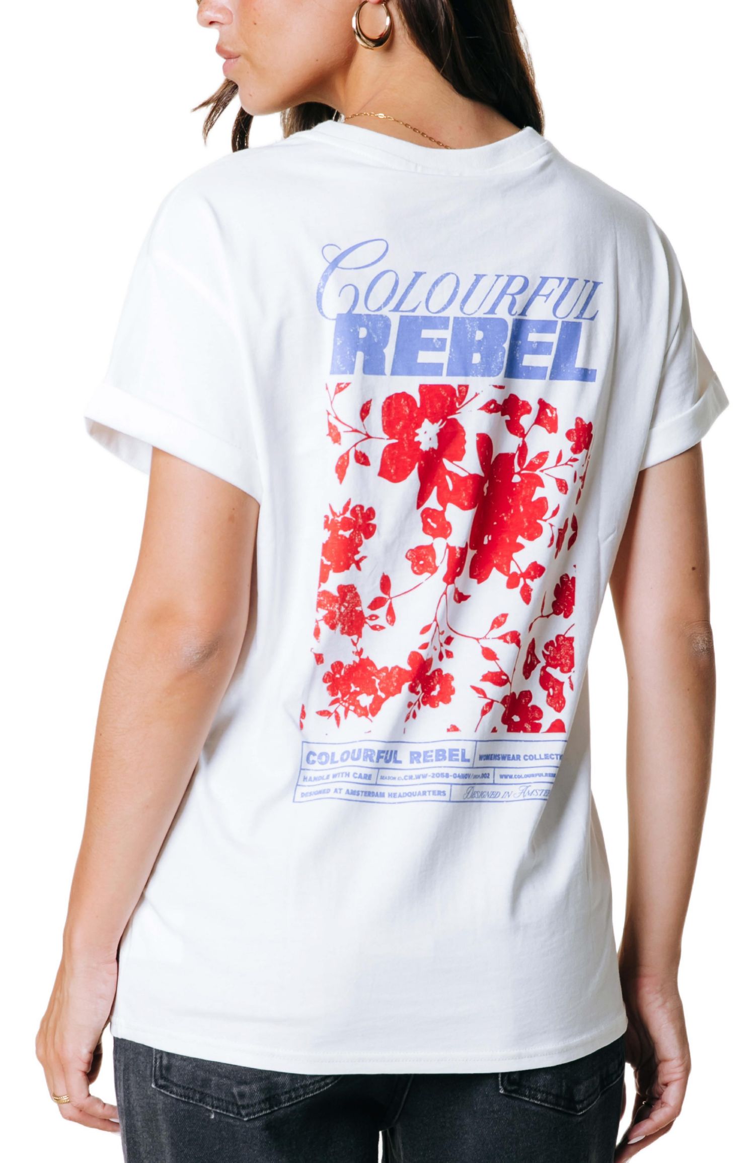 Women's CR Flower Boxy Tee