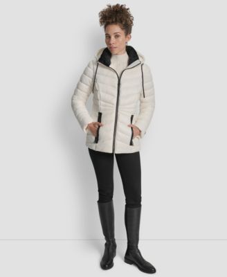 Women's Stand Collar Zipper-Front Coat
