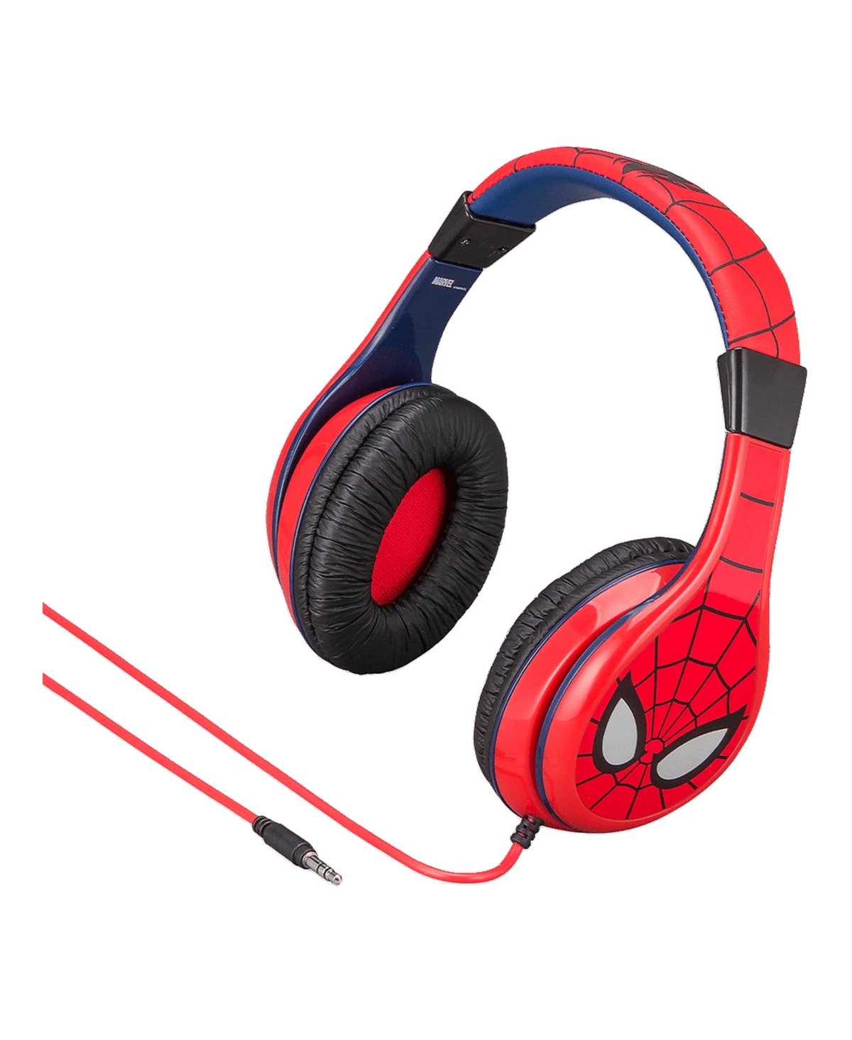 eKids Spiderman Volume-Limiting Kids Wired Headphones