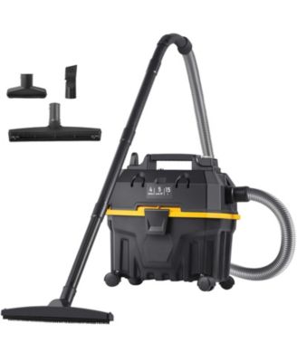 Wet Dry Vac, 4 Gal 5 Peak HP, 3-in-1 Shop Vacuum with Blower, Portable Attachments for Floor, Upholstery, Gaps, Car Cleaning, ETL Listed