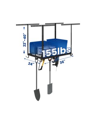 OHK Series 24 in W × 36 in D Ceiling-Mounted Overhead Garage Storage Rack – Model