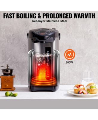 Hot Water Dispenser 4-Temp Stainless-Steel Boiler 5L Countertop Heater