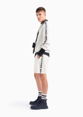 Men's Jacquard Logo Sleeve Crewneck Sweatshirt