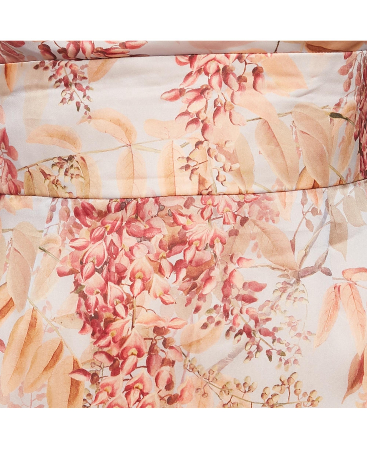 Pre-Owned Zimmermann Women's Pink Floral Print Organza Silk Midi Dress