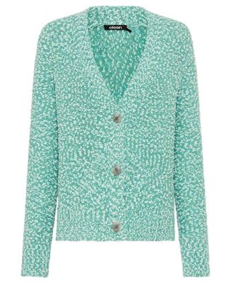 Women's Two-Tone Boucle Cardigan