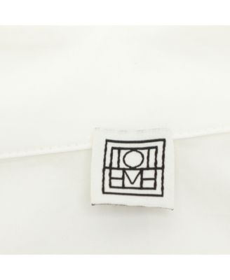 Women's White Cotton Poplin Shirt