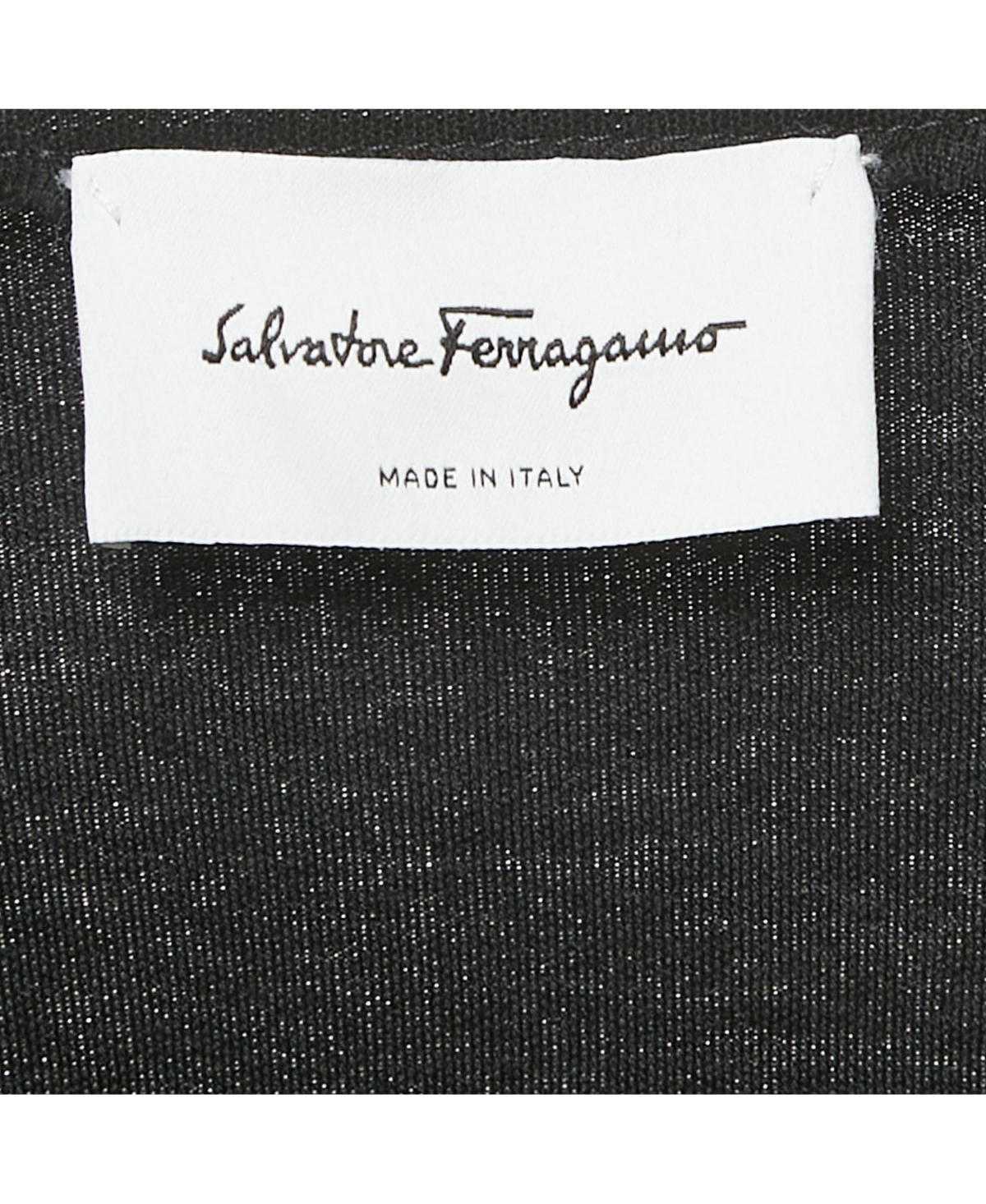 Pre-Owned Salvatore Ferragamo Women's Black Jersey Cut-Out Detail Top