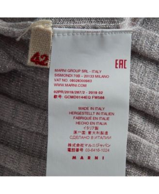 Women's Silver Lurex Knit Mock Neck Top