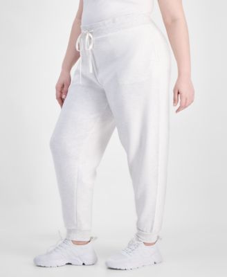 Trendy Plus Size High Rise Drawstring Jogger Pants