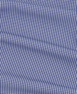 Men's 4-Way Tonal Geometric-Print Woven Dress Shirt