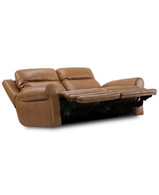 Alexandre Leather 2-Pc. Sofa with 2 Power Motion Recliners, Exclusively at Macy's