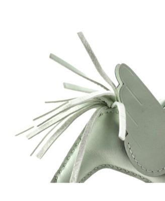 Pre-Owned HERMES PM Monochrome Pegase Rodeo Bag Charm Leather