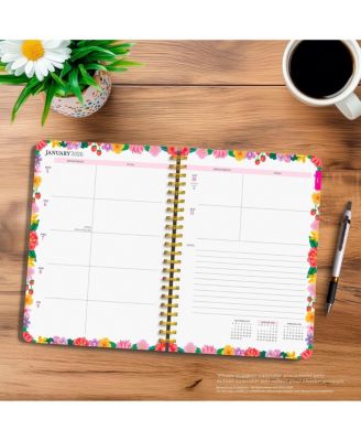 Bonnie Marcus OFFICIAL | 2026 6 x 7.75 Inch Weekly Desk Planner | Foil Stamped Cover