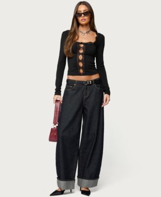 Women's Zeya Lacey Keyhole Top