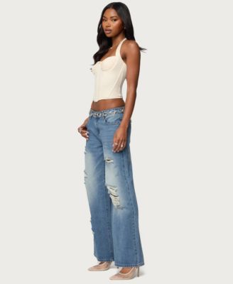 Women's Abigail Ruched Halter Corset