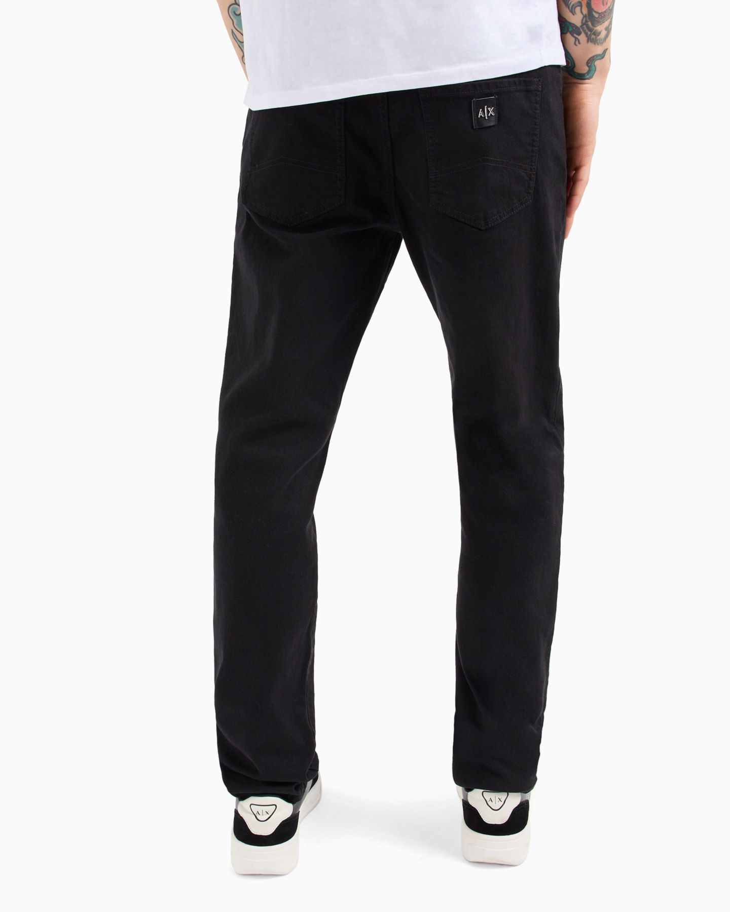 Мужские джинсы A|X Armani Exchange Slim Fit, цвет: Чёрный — фото 3