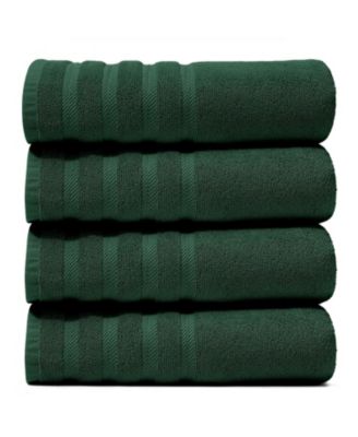 Luxury Soft & Absorbent 100% Ring Spun Cotton Bath Towels for Bathroom, Shower, Spa - 4 Piece Bath Towel Set