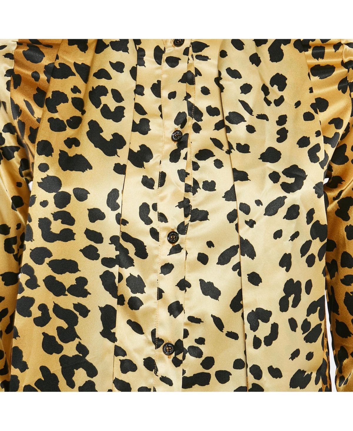 Pre-Owned Love Moschino Women's Brown Leopard Print Satin Mini Dress