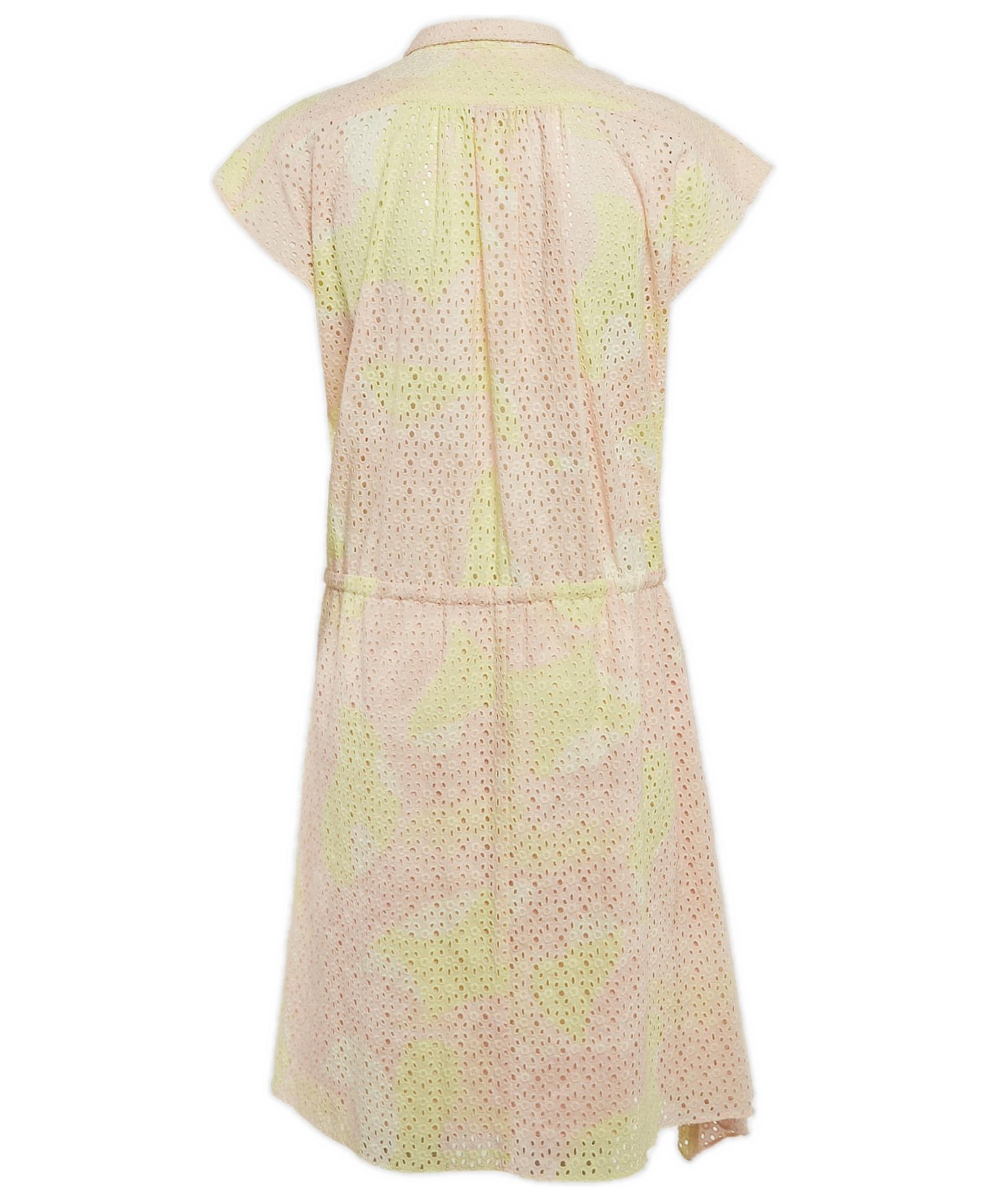 Women's Pre-Owned Zadig and Voltaire Yellow/pink Camouflage Print Anglaise Requiem Short Dress