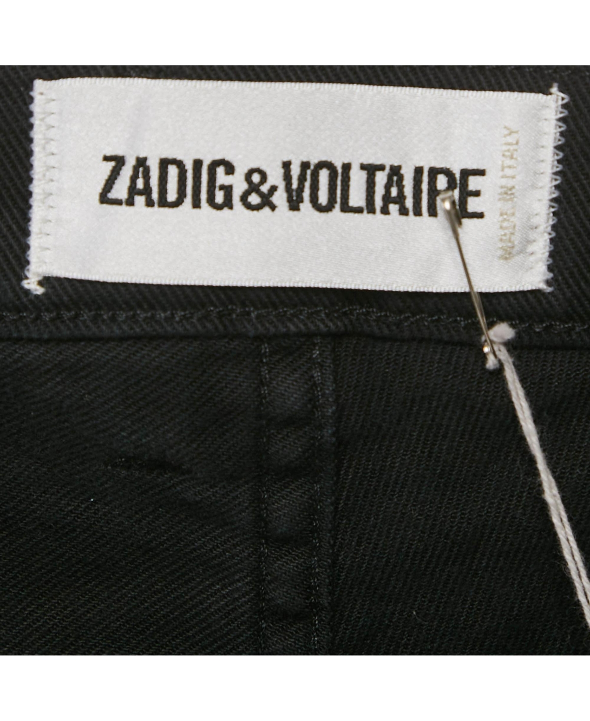 Pre-Owned Zadig & Voltaire Men's Black Denim Slim Fit David Jeans