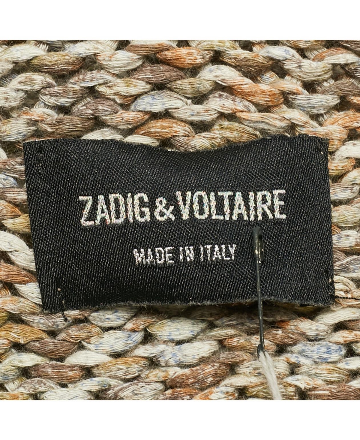 Pre-Owned Zadig & Voltaire Women's Brown Cotton Rib Knit Mia Cardigan