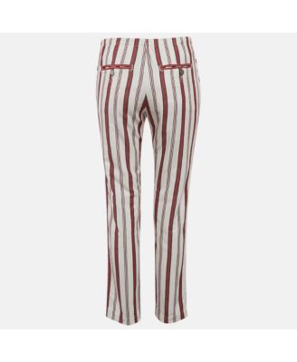 Women's Striped Cotton Raye Trousers