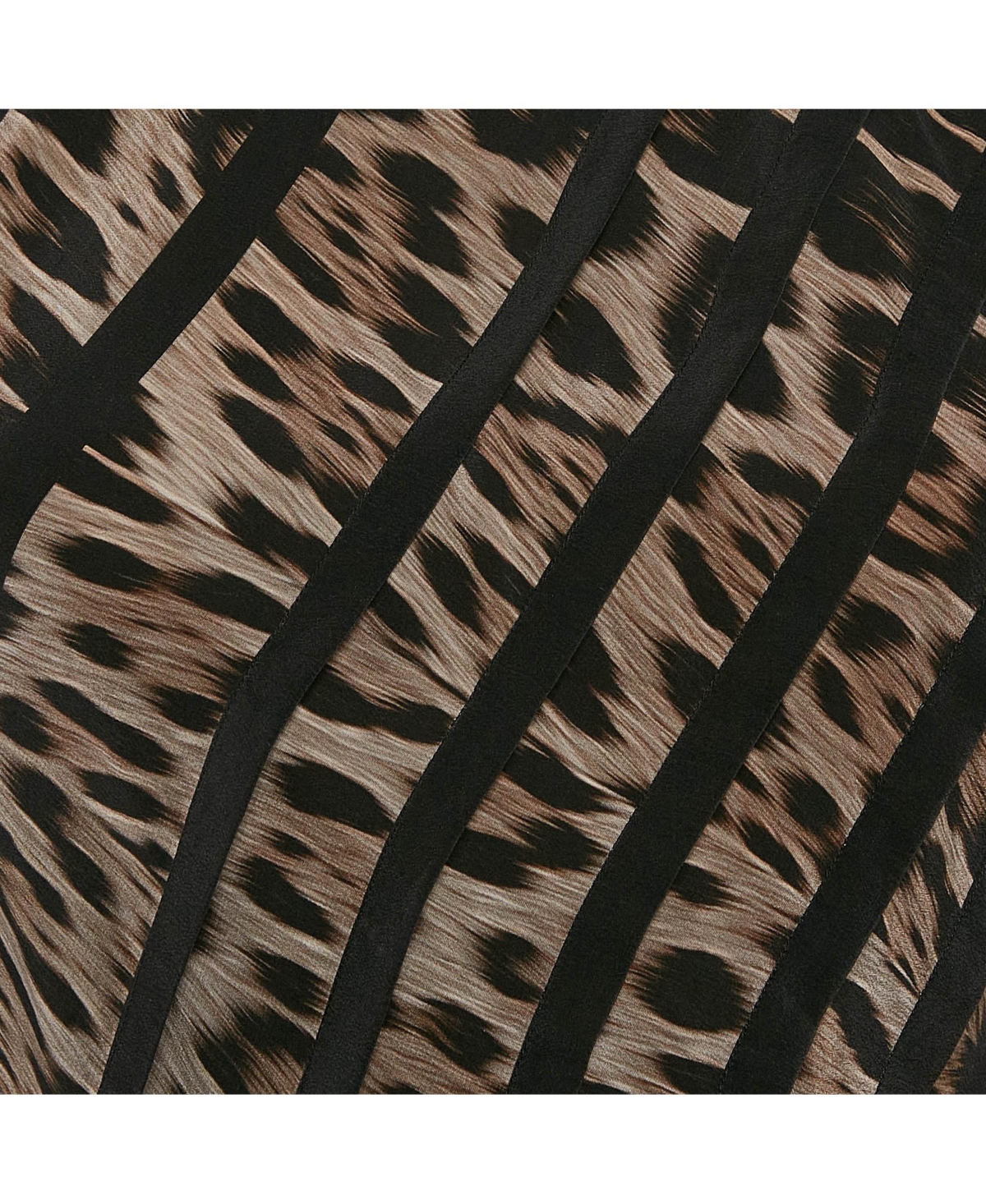 Pre-Owned Roberto Cavalli Women's Brown Leopard Print Silk Sleeveless Top