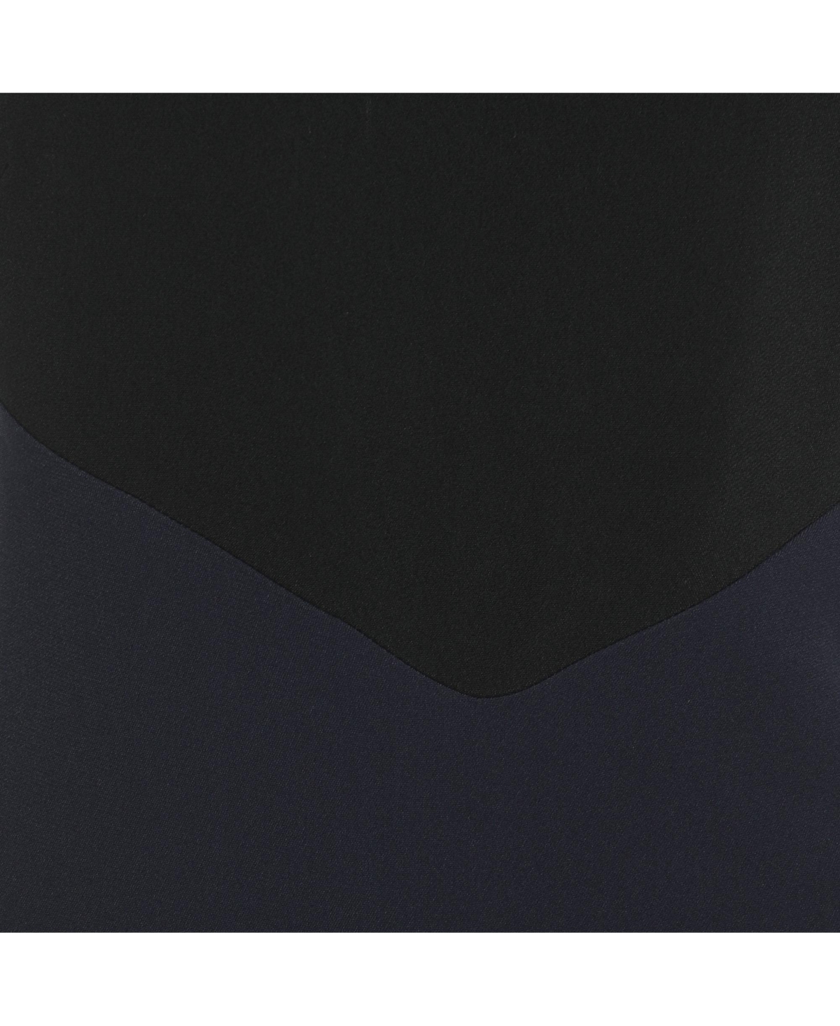 Pre-Owned Roberto Cavalli Women's Black/blue Crepe Sleeveless Dress