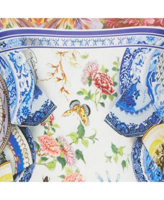 Women's Multicolor Printed Jersey Round Neck Short Dress